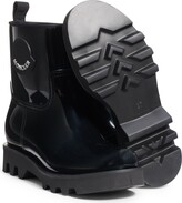 Thumbnail for your product : Moncler Ginette Logo Waterproof Rain Boot