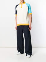 Thumbnail for your product : Sunnei colour-block polo shirt
