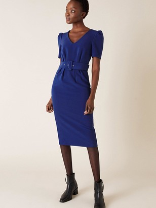 cobalt shift dress