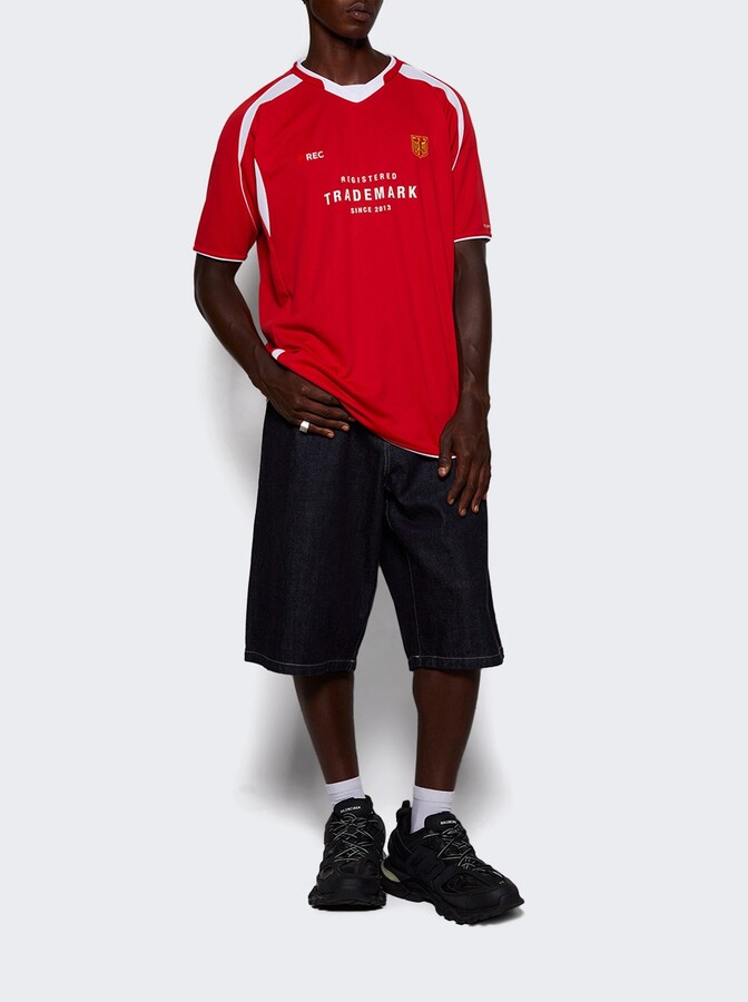 Vetements Trademark Football Jersey Red