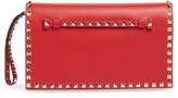 Thumbnail for your product : Valentino 'Rockstud' Nappa Leather Flap Clutch