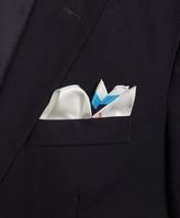 Thumbnail for your product : Brooks Brothers Placed Stripe Pocket Square