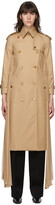 Thumbnail for your product : Burberry Beige Twill Sash Coat