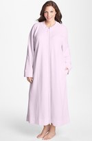 Thumbnail for your product : Carole Hochman Designs 'Classic' Zip Robe (Plus Size)