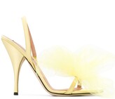Thumbnail for your product : Marco De Vincenzo Tulle Appliqué Detail Sandals
