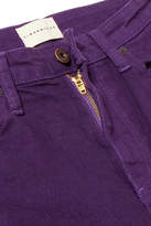 Thumbnail for your product : Simon Miller W009 Letha Mid-rise Slim-leg Jeans - Purple