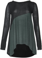 Thumbnail for your product : Scoop Silk And Cashmere Swing Hem Sweater