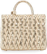 Thumbnail for your product : Nancy Gonzalez Woven Metallic Top-Handle Bag