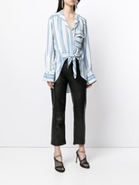 Thumbnail for your product : Hellessy Erin tie-fastening blouse