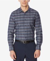 Thumbnail for your product : Perry Ellis Men's Heathered Plaid Shirt