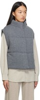 Thumbnail for your product : Le Kasha Grey Montana Cashmere Vest