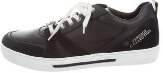 Versace Leather Low-Top Sneakers w/ Tags
