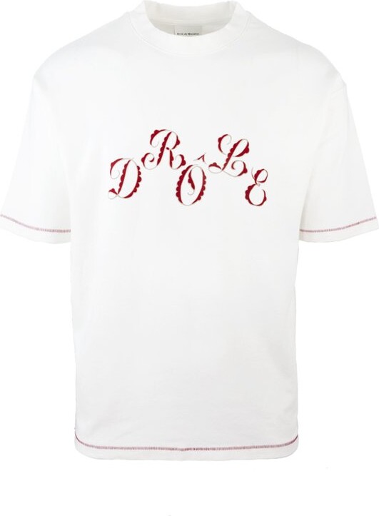 Drôle De Monsieur Logo Printed T-Shirt