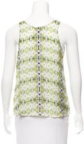 Thumbnail for your product : Theyskens' Theory Printed Silk Top