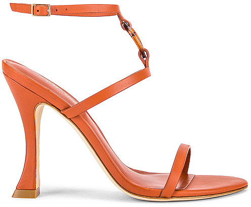 rust orange heels