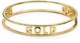 Thumbnail for your product : Kate Spade Good as Gold Words of Wisdom Bangle