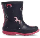 Thumbnail for your product : Joules Printed Waterproof Rain Boot