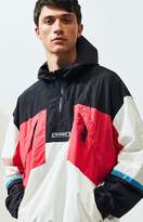 Thumbnail for your product : Pacsun PacSun x Playboy Colorblock Taped Quarter Zip Anorak