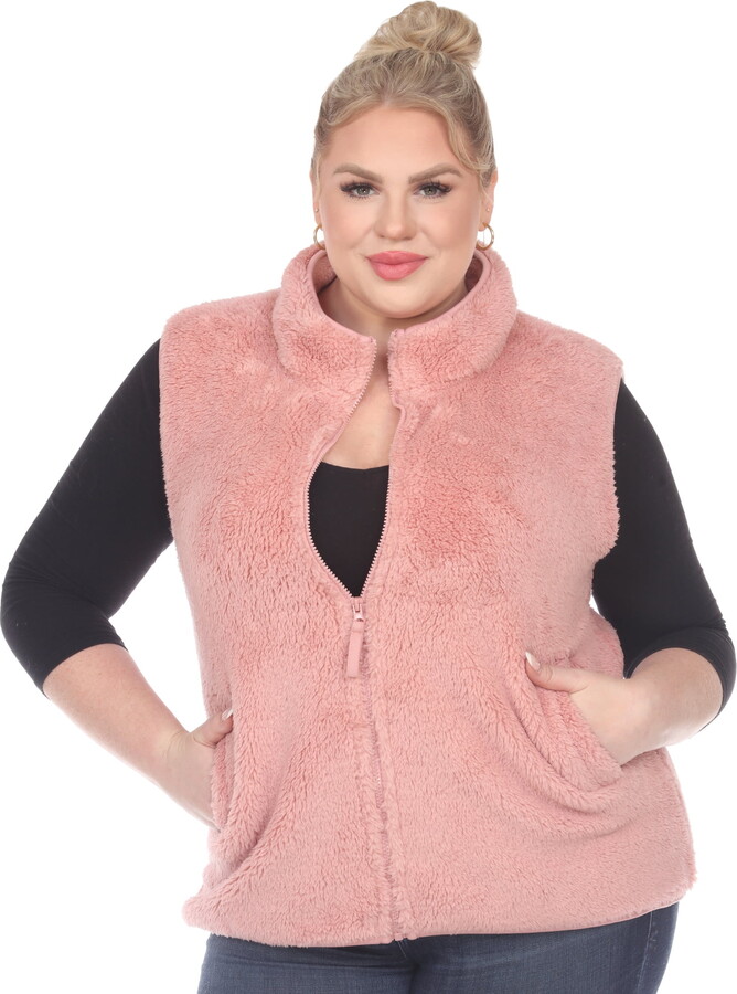 White Mark Fashion White Mark Women’s Sherpa Outerwear Vest