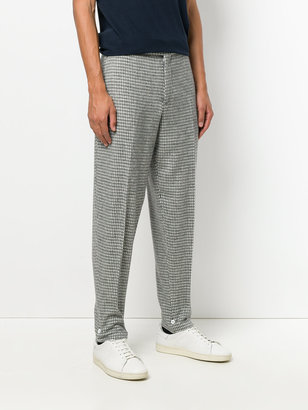Z Zegna 2264 embroidered loose fit trousers