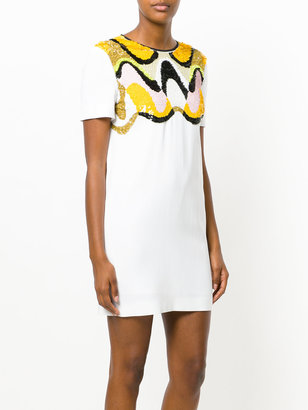 Emilio Pucci sequinned panel T-shirt dress