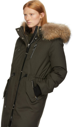 Mackage Green Down and Fur Rena Parka
