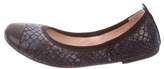 Thumbnail for your product : Bloch Embossed Cap-Toe Flats Black Embossed Cap-Toe Flats