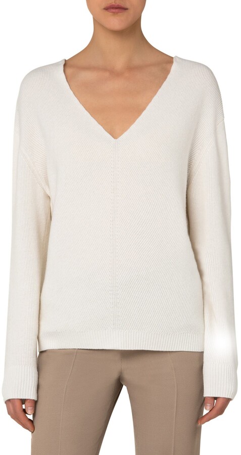 Akris Punto Oversize Wool & Cashmere Sweater - ShopStyle