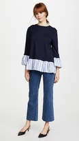 Thumbnail for your product : Clu Mix Media Stripe Top