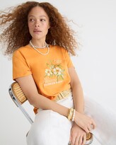 Thumbnail for your product : J.Crew Classic-fit hibiscus graphic T-shirt