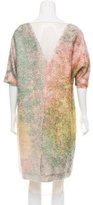 Thumbnail for your product : Akris Sequin-Embellished Printed Dress w/ Tags