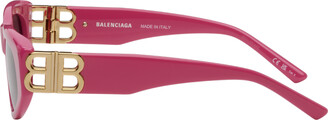 Balenciaga Pink Dynasty D-Frame Sunglasses