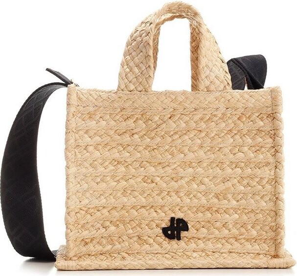 Patou JP Wovened Small Top Handle Bag