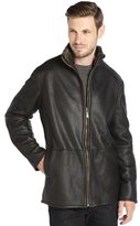 Thumbnail for your product : Blue Duck slate zip front shearling coat