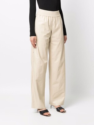 Drome Buttoned High-Waisted Trousers