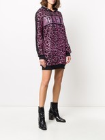 Thumbnail for your product : Philipp Plein Paradise jogging hooded dress