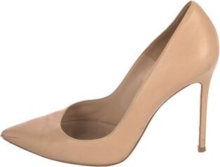 Gianvito Rossi Leather Pumps Neutrals Pointed-Toes Designer