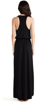 Thumbnail for your product : Michael Stars Sleeveless Scoop Neck Racerback Hi-Low Maxi