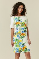 Thumbnail for your product : Wallis White Abstract Floral Print Shift Dress
