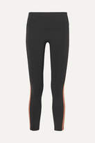 Thumbnail for your product : Olympia Activewear - Titus Ankle Striped Stretch Leggings - Black
