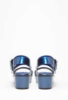 Thumbnail for your product : Forever 21 FOREVER 21+ Faux Leather Flatform Sandals