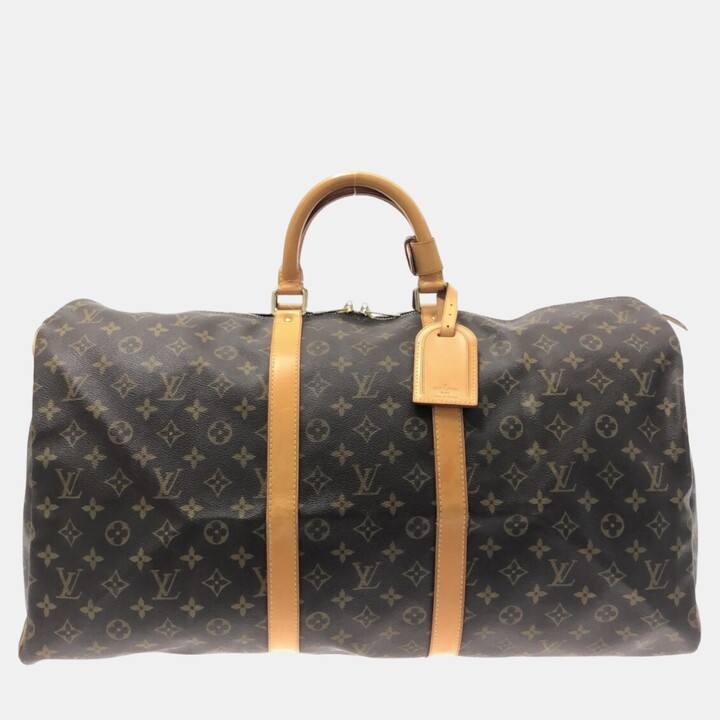 Louis Vuitton Keepall Bag Monogram Canvas 55 - ShopStyle