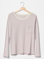 Thumbnail for your product : Gap Modal contrast-collar tee