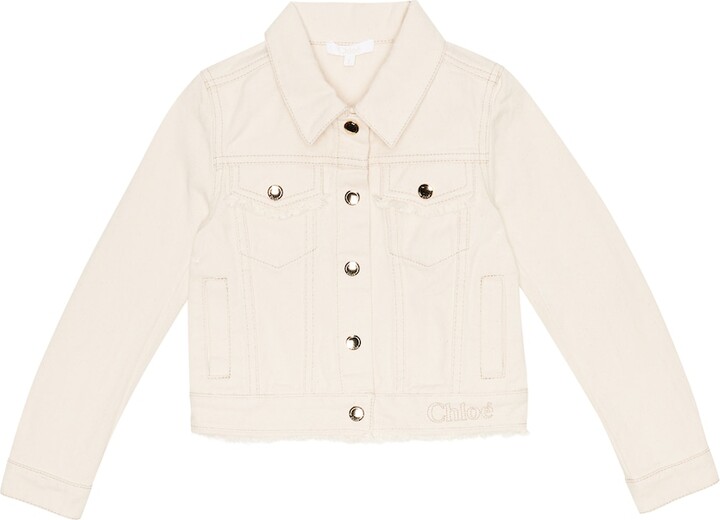 Chloé Children Denim jacket ShopStyle Girls' Outerwear