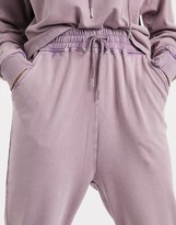 Thumbnail for your product : ASOS Tall ASOS DESIGN Tall tracksuit hoodie / jogger in acid wash