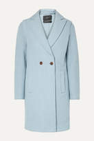 baby blue wool coat womens