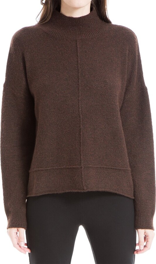 Max Studio Mock Neck Sweater - ShopStyle
