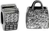 Thumbnail for your product : Link Up Sterling Silver Phone and Bag Crystal Charms