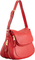 Thumbnail for your product : Tom Ford Jennifer Medium Calfskin Shoulder Bag, Flame Red