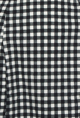 Rundholz Fitted Skirt in Black Check